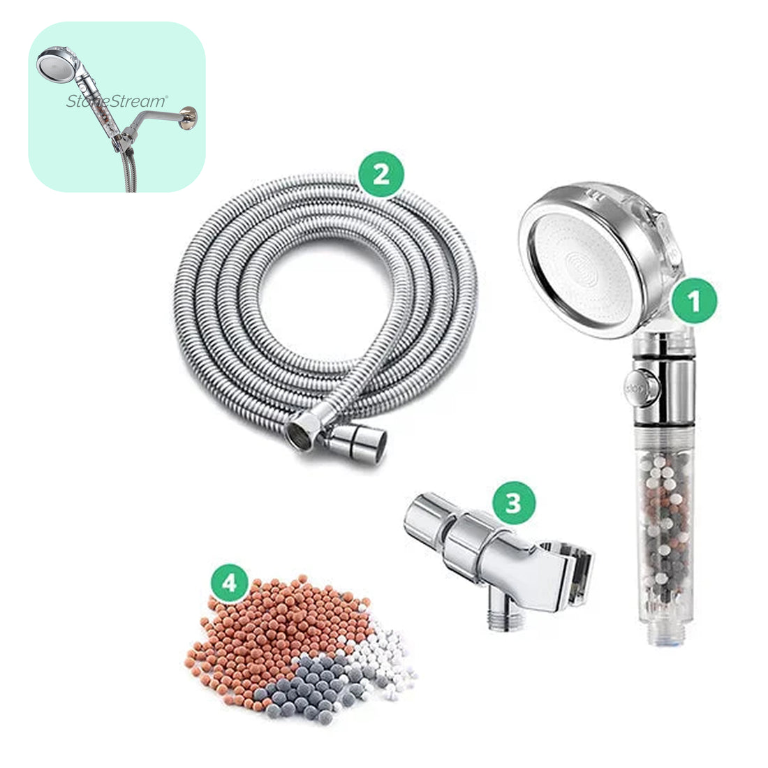 4-i-1 väggadaptersats