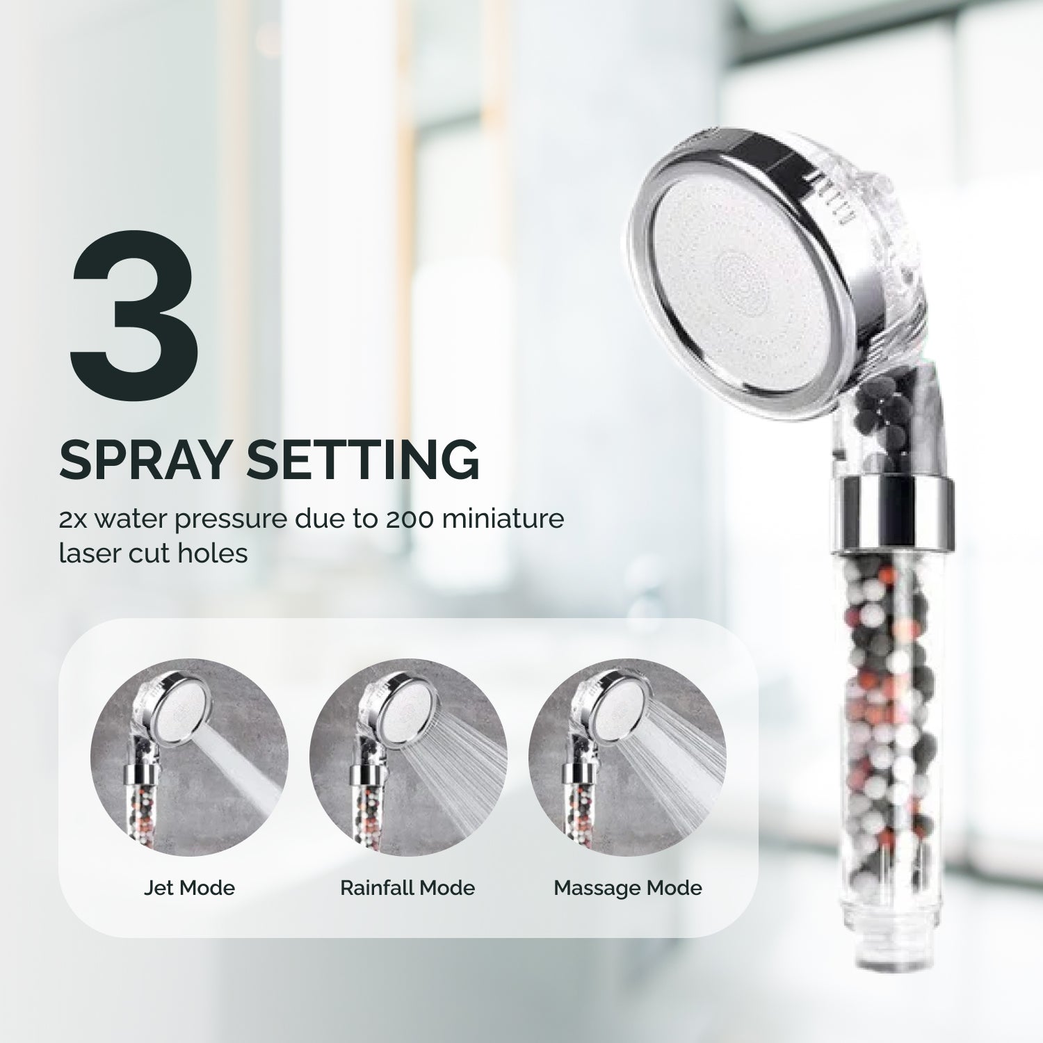 Hårtvattenfiltreringssats + väggadapter