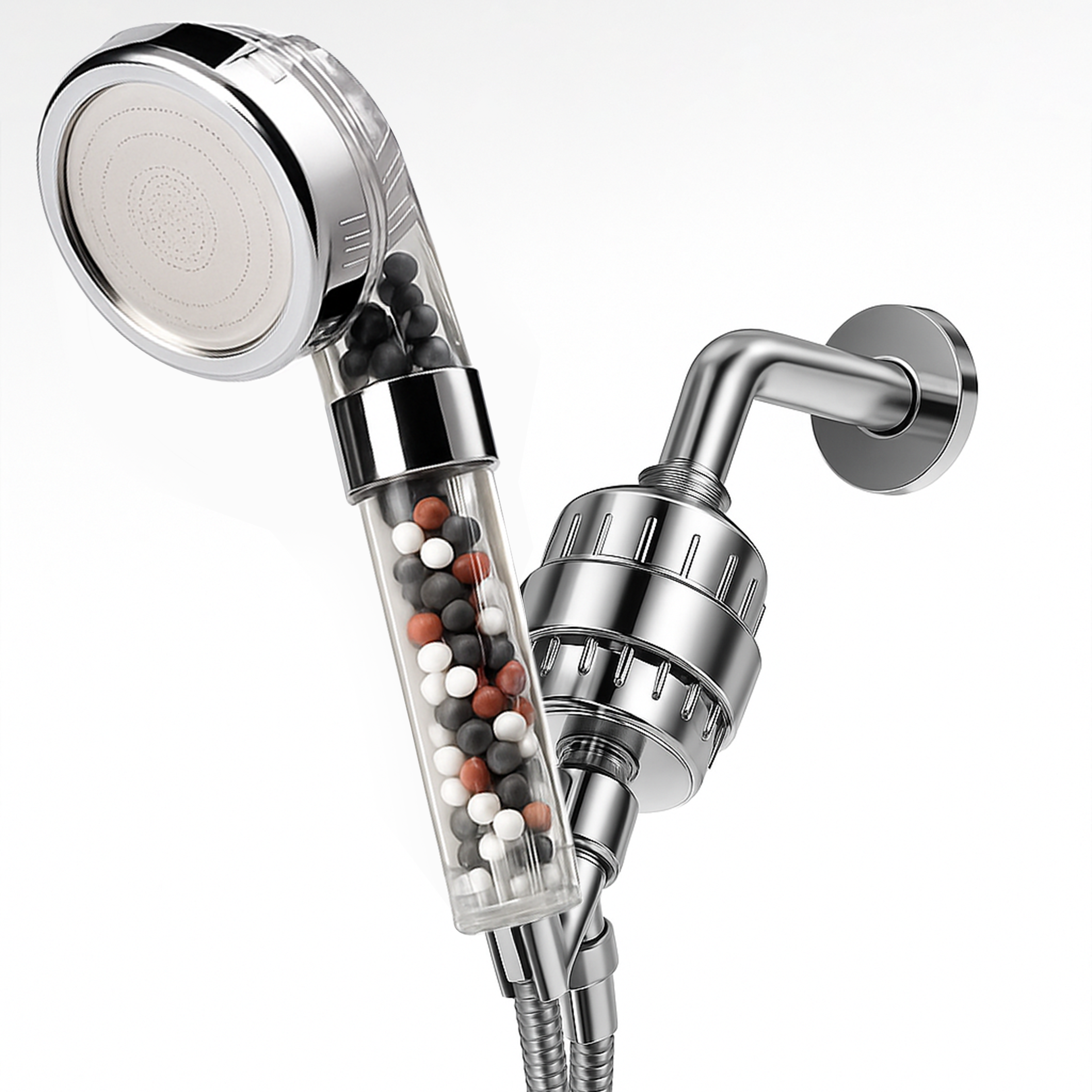 Elektrisk duschkompatibel filtrerad jonisk Ecopower duschmunstycke