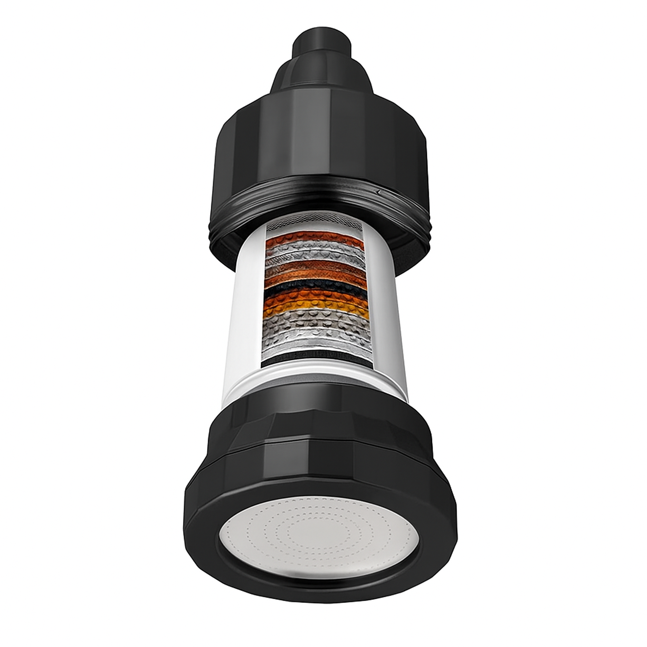 15-stegs filtrering EcoLux väggduschhuvud