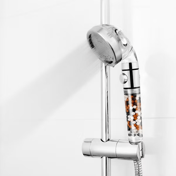 stone Stream duschhuvud installerat