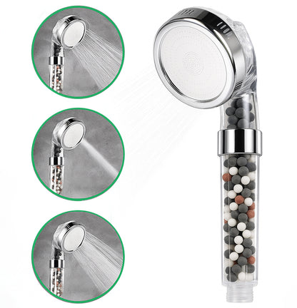 Elektrisk duschkompatibel filtrerad jonisk Ecopower duschmunstycke