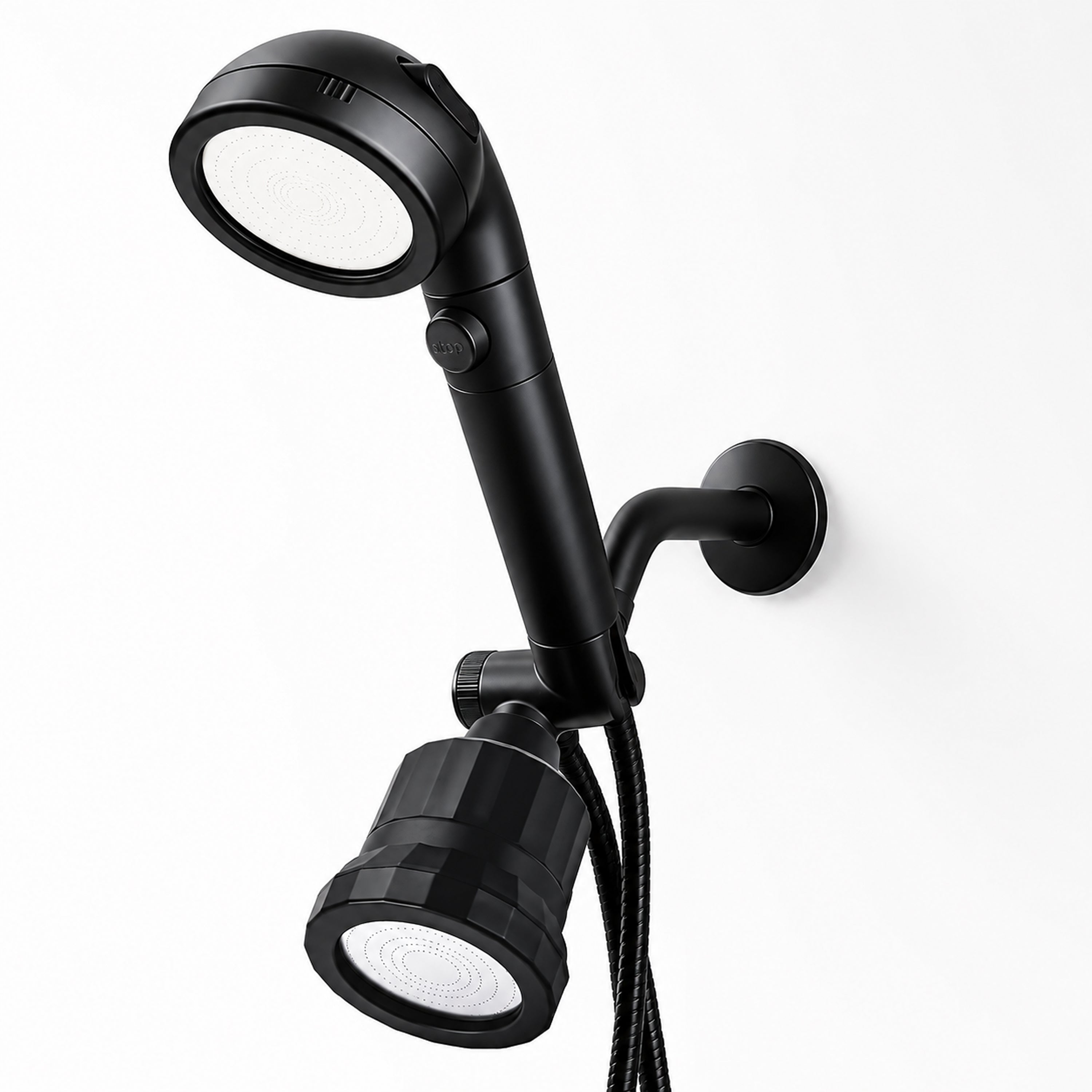 Pommeau de douche filtrant Black Ecopower