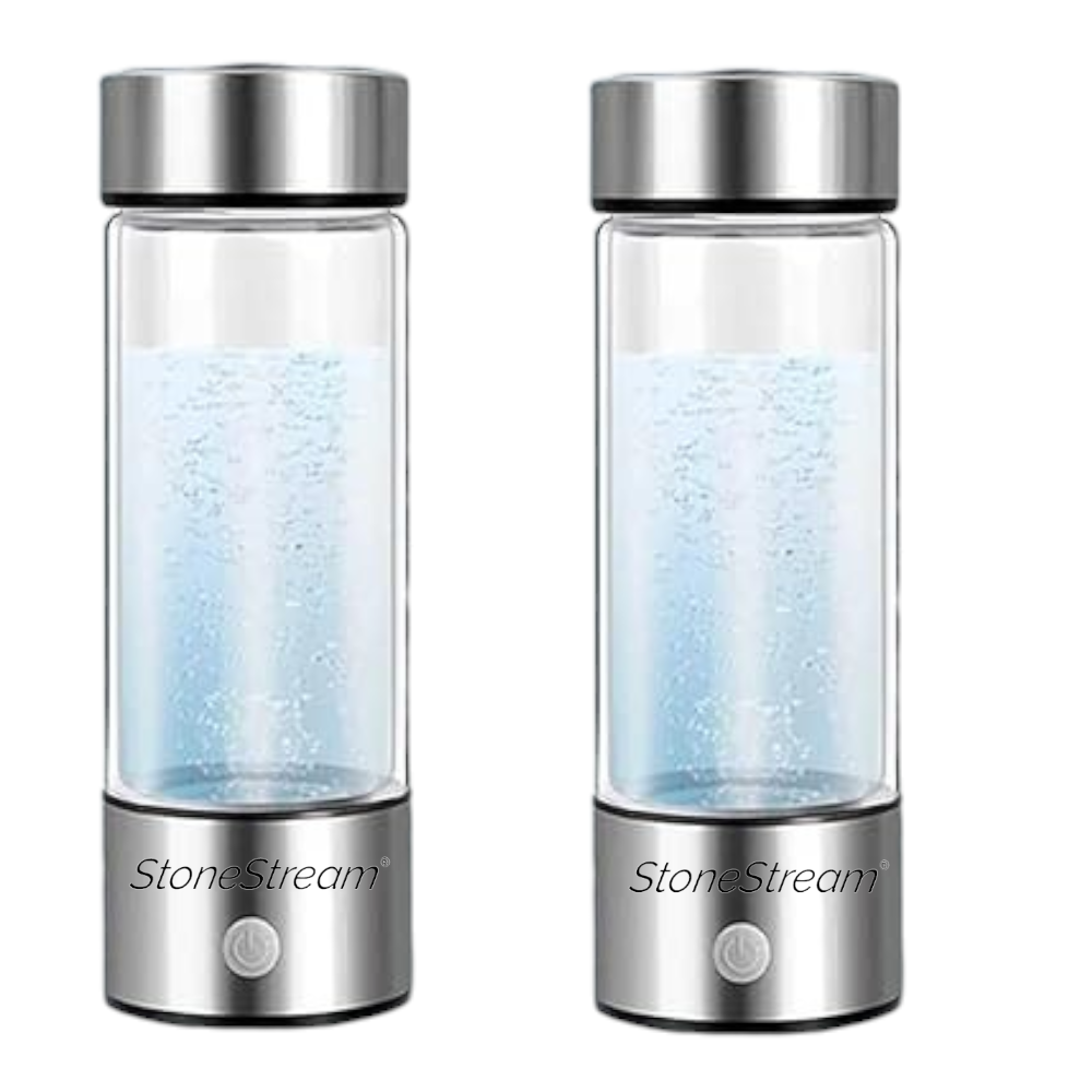 2 Pack of Hydrogen Water Bottles - StoneStream