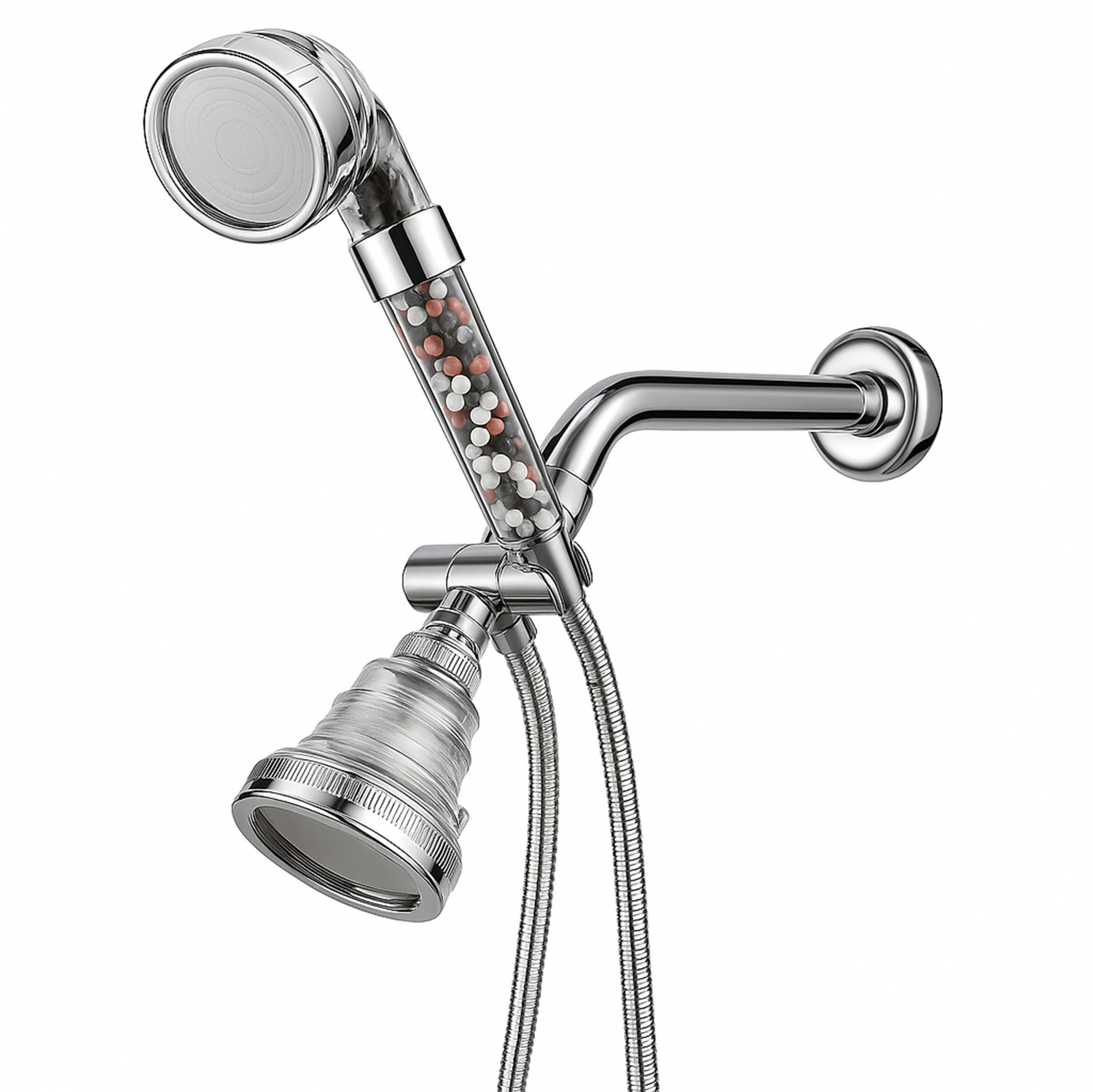 Elektrisk duschkompatibel filtrerad jonisk Ecopower duschmunstycke