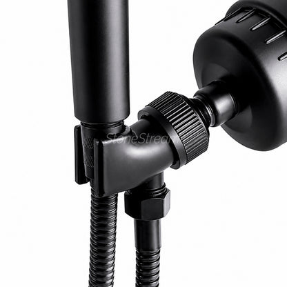 Duschhuvud Adapter för handdusch - Svart